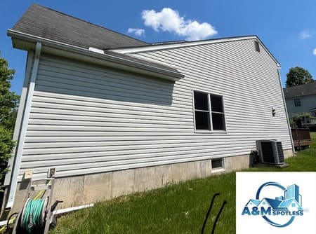 How to pressure wash a saucon valley home