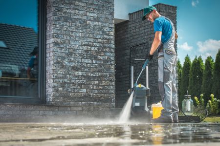 Professional pressure washing