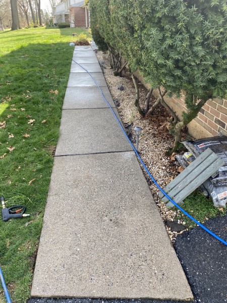 Sidewalk cleaning